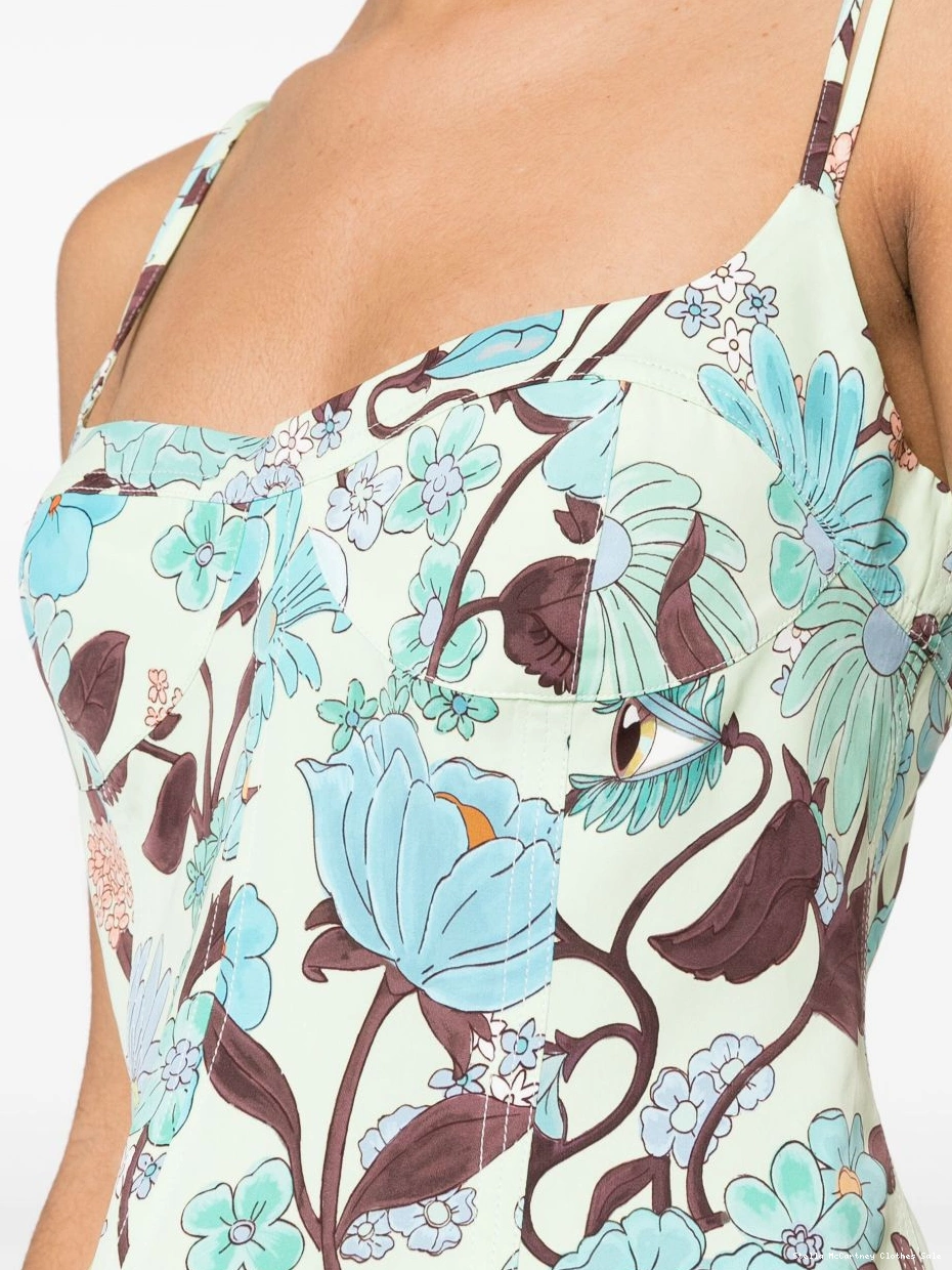 Affordable floral-print McCartney top cropped Stella Women 0724